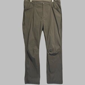 Eddie Bauer Tech Pants Performance Hiking Outdoor Nylon Stretch Mens 38X32‎ Gray